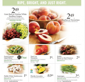 Publix Ad Fruits and Vegetables Fresh Offers 1 Publix Ad Fruits and Vegetables