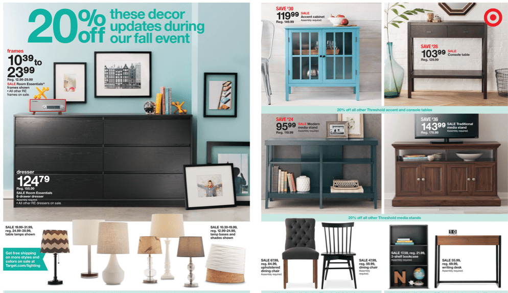 Target Furniture Sale 2014 Fall Winter Savings 1 target furniture sale