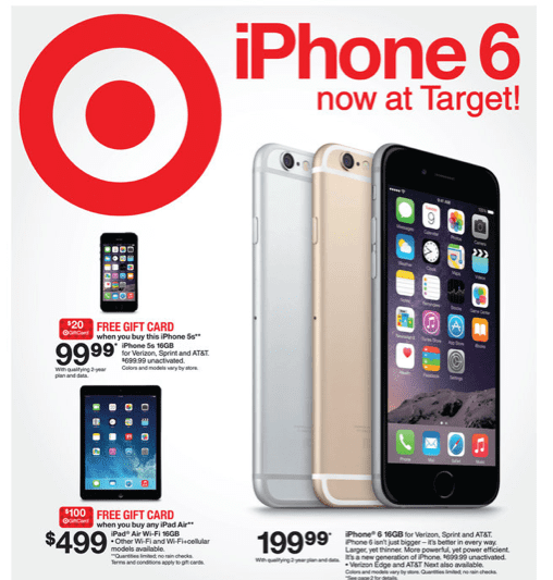 target weekly ad iphone