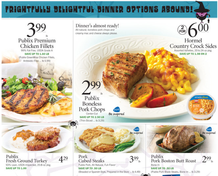 publix ad dinner ideas
