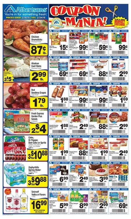 Albertsons Weekly Food Ad 2 18 2015