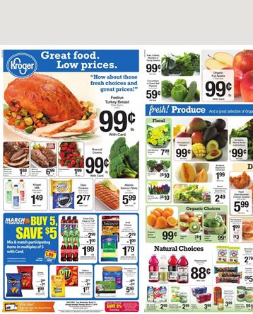 Kroger Weekly AD Food 11 March 2015