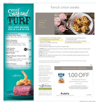 Publix French Onion Steaks Recipe