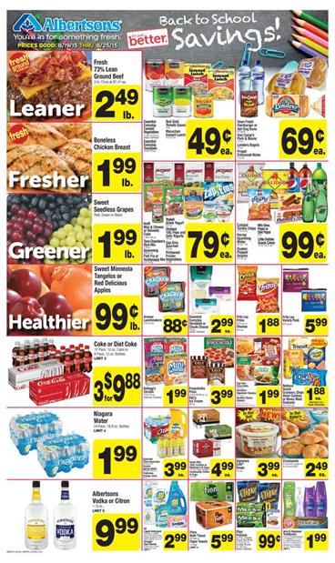 Albertsons Weekly Ad Aug 20 2015 Food