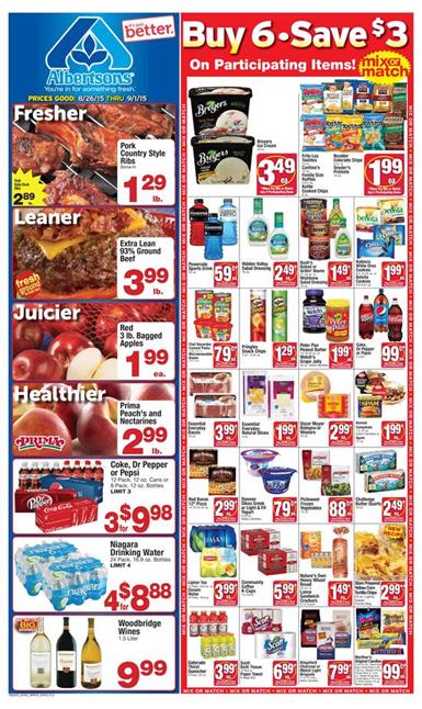 Albertsons Weekly Ad Aug 27 - Sep 1 2015
