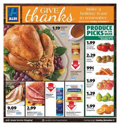 ALDI Special Buys Thanksgiving Nov 14