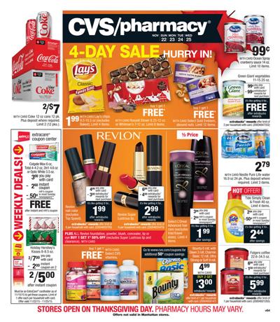 CVS Ad Thanksgiving Treats Nov 22 2015