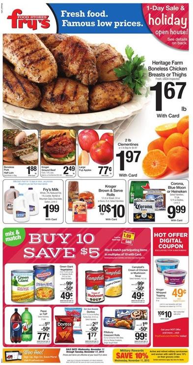 Fry's Weekly Ad Offers Nov 11 2015 Are Simply Food
