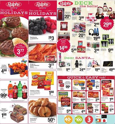 Ralphs Ad Preview Holiday Food Nov 27