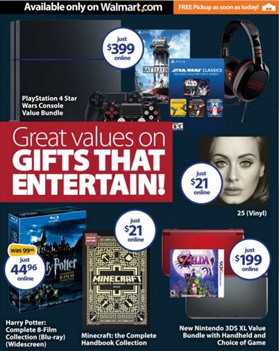 Walmart Black Friday Cyber Monday Ad Nov 29 - Nov 30 2015 2 Walmart Black Friday Cyber Monday Movies