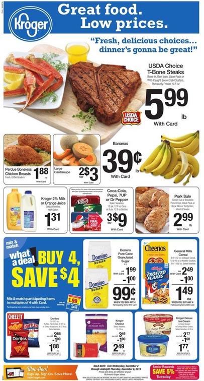 Kroger Ad Preview December 2 2015