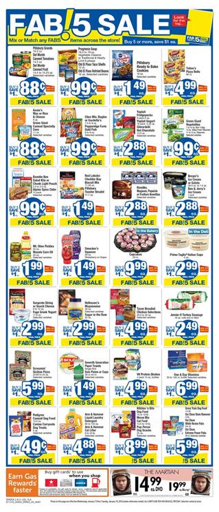 Albertsons Ad Fab!5 Sale
