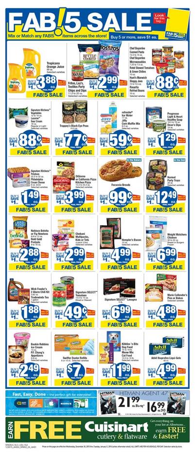 Albertsons Ad Jan 1 2016