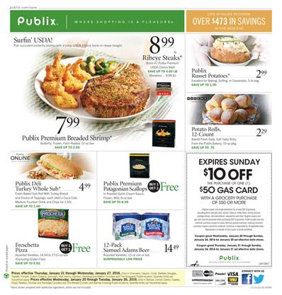 Publix Ad Offers Jan 30