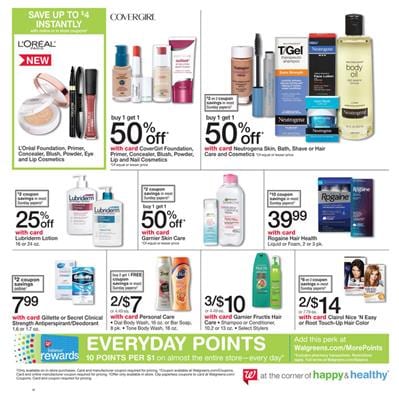 Walgreens Weekly Ad Personal Care Jan 13