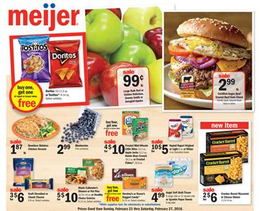 Meijer Weekly Ad Feb 21 2016 1 Meijer Weekly Ad Feb 21 2016