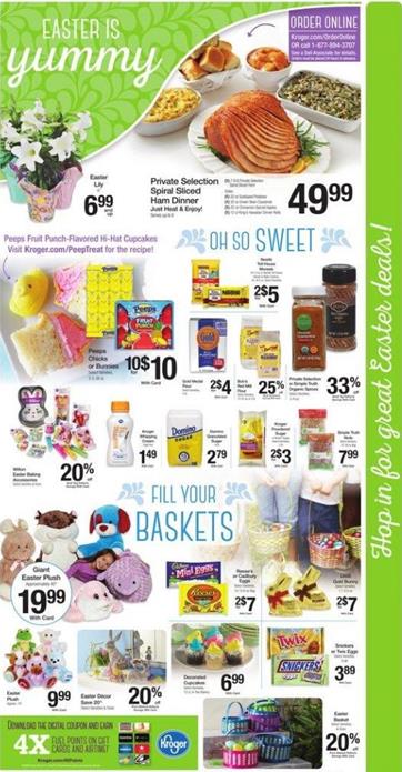 Easter Candy Kroger Ad