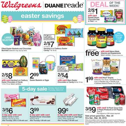 Walgreens Ad Mar 20 2016 and Easter Sale 1 Walgreens Weekly Ad Mar 20 2016