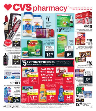 CVS Weekly Ad Pharmacy April 24 2016 1 CVS Weekly Ad Pharmacy April 24 2016