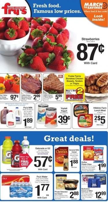 Fry's Food Ad Mar 30 2016 1 Fry's Ad Mar 30 2016