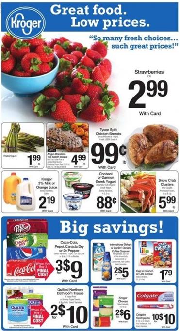 Kroger Ad Apr 13 2016 Outdoor Furniture