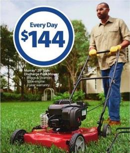 Walmart Lawn mower apr 1 2016