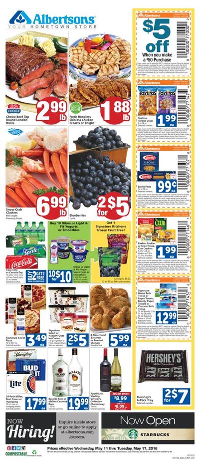 Albertsons Weekly Ad May 11 2016 | Coupons and Deals on Grocery 1 Albertsons Weekly Ad May 11 2016