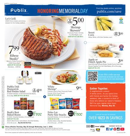 Publix Weekly Ad May 26 - June 1 2016 Deals | Publix Coupons 1 Publix Weekly Ad May 26 - June 1 2016 Deals