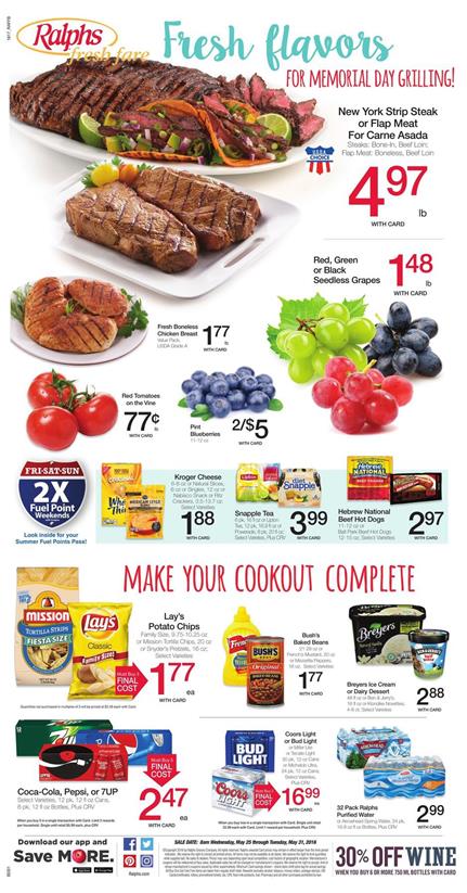 Ralphs Weekly Ad May 25 - 31 2016 | Digital Coupon Savings 1 Ralphs Weekly Ad May 22 -31