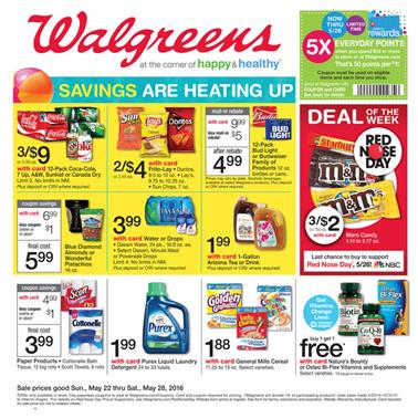 Walgreens Weekly Ad May 22 2016 In-Ad Deals 1 Walgreens Weekly Ad May 22 2016 In-Ad Deals