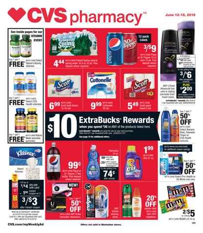 CVS Weekly Ad Jun 12 - 18 2016 Pharmacy Deals | Coupon Match-Ups 1 CVS Weekly Ad Jun 12 - 18 2016 Pharmacy Deals