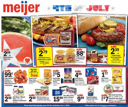 Meijer Weekly Ad Jun 26 - Jul 2 2016 1 Meijer Weekly Ad Jun 26 - Jul 2 2016
