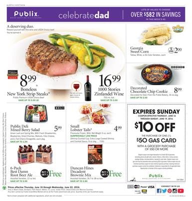 Publix Weekly Ad Jun 15 - 21 2016 Celebrate Dad Deals 1 Publix Weekly Ad Jun 15 - 21 2016
