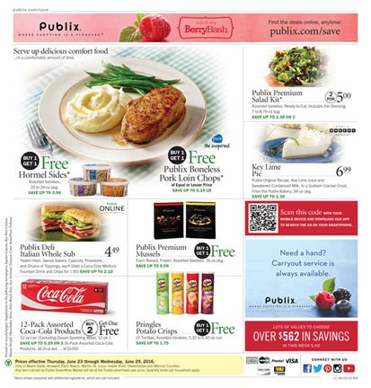 Publix Weekly Ad Jun 23 - 29 2016 Coupon Savings 1 Publix Weekly Ad Jun 23 - 29 2016 Coupon Savings