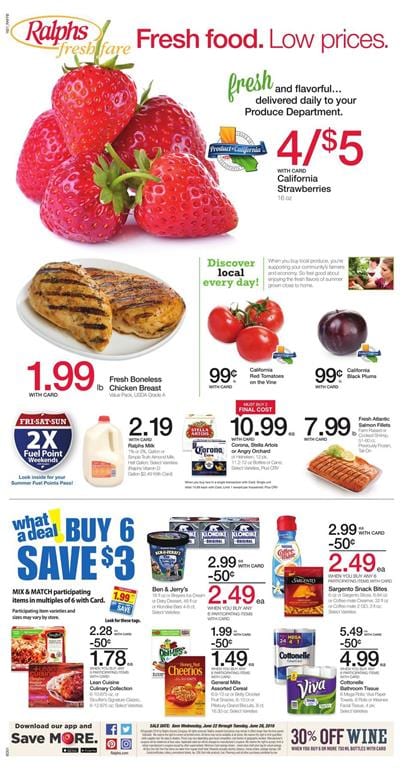 Ralphs Weekly Ad Jun 22 - 28 2016 Top Deals 1 Ralphs Weekly Ad Jun 22 - 28 2016