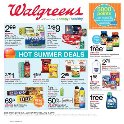 Walgreens Weekly Ad Summer Jun 26 - Jul 2 2016 1 Walgreens Weekly Ad Summer Jun 26 - Jul 2 2016