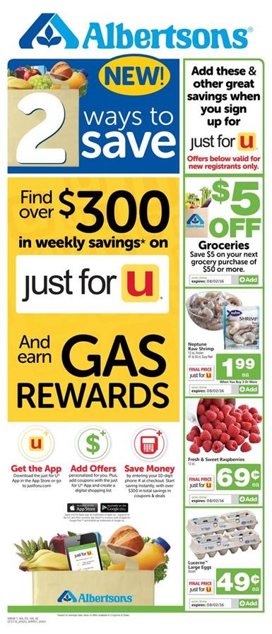 Albertsons Weekly Ad Jul 27 - Aug 2 2016 1 Albertsons Weekly Ad Jul 27 - Aug 2 2016 new