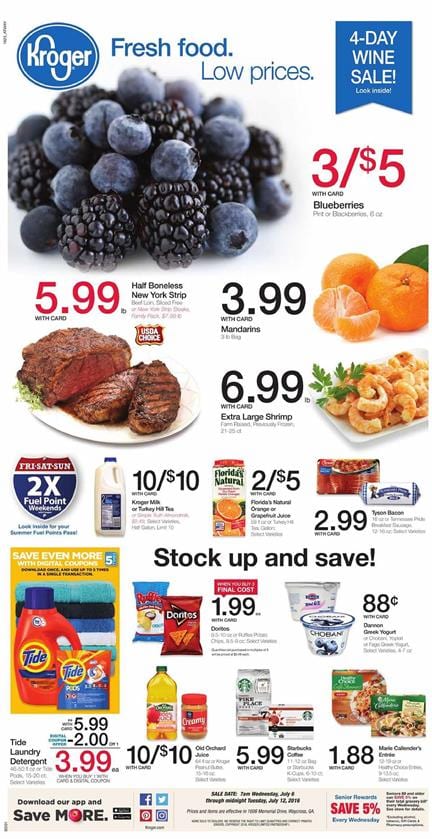 Kroger Weekly Ad Jul 6 - Jul 12 2016 Coupon Match-Ups 1 Kroger Weekly Ad Jul 6 - Jul 12 2016 Coupon Match-Ups
