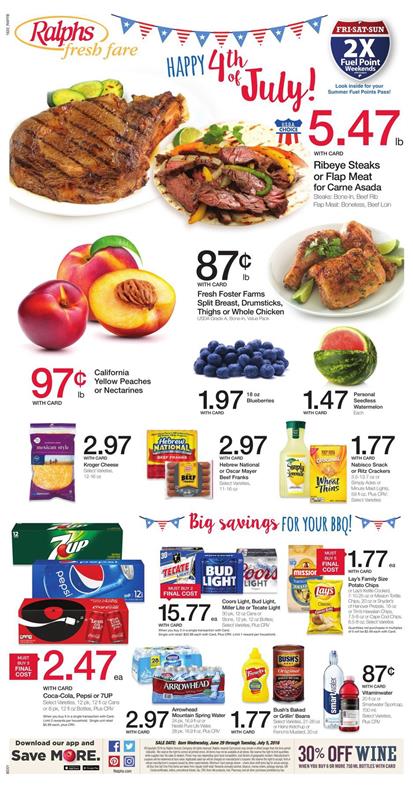 Ralphs Weekly Ad Jun 29 - Jul 5 2016