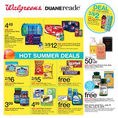Walgreens Coupon Matchups 7/10 - 7/16 2016 1 Walgreens Weekly Ad Jul 10 - 16 2016 Overview