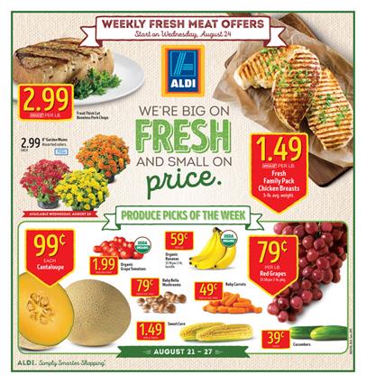 ALDI Weekly Ad Aug 21 - 27 2016
