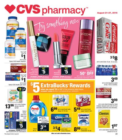 CVS Coupon Matchups 8-21 - 8-27 2016