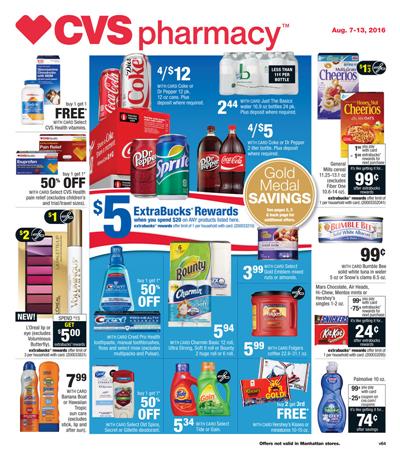 CVS Coupon Matchups 8/7 - 8/13 2016 1 CVS Weekly Ad Aug 7 - 13 2016 Pharmacy