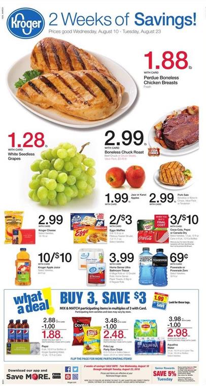Kroger Coupon Matchups 8-10 - 8-16 2016