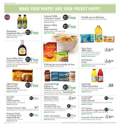 Publix Ad Aug 11 Pantry Deals