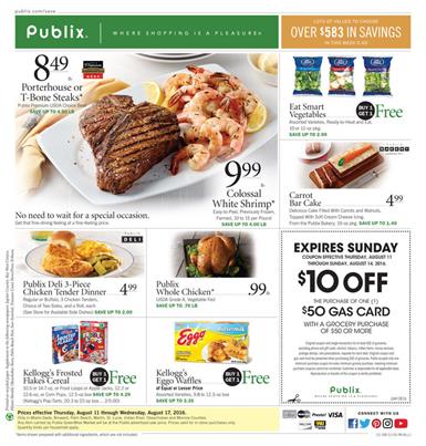 Publix Weekly Ad Aug 11 - 17 2016 1 Publix Weekly Ad Aug 11 - 17 2016