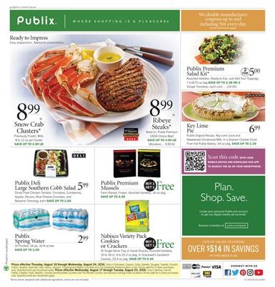 Publix Weekly Ad Aug 17 - Aug 23 2016 1 Publix Weekly Ad Aug 17 - Aug 23 2016