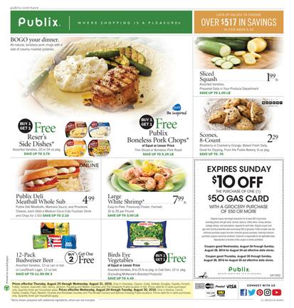 Publix Weekly Ad Aug 24 - 30 2016 1 Publix Weekly Ad Aug 24 - 30 2016