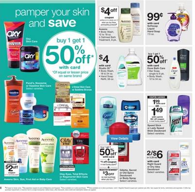 Walgreens Weekly Ad Aug 28 - Sep 3 2016 Beauty