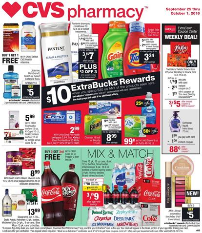 CVS Weekly Ad September 25 - October 1 2016 1 CVS Weekly Ad September 25 - October 1 2016